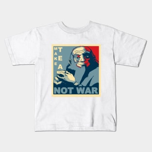 Avatar Iroh - Make Tea Not War Kids T-Shirt